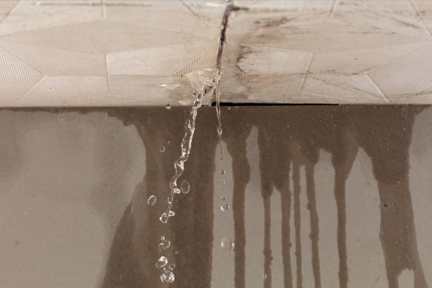 Professional Flood Damage Cleanup technician working in Ashfield, MA
